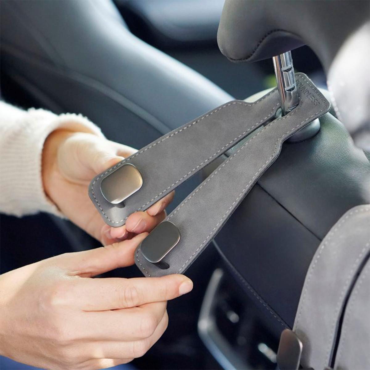 🔥Buy 2 get 2 free🌟Boundless Dual Suede Headrest Hooks