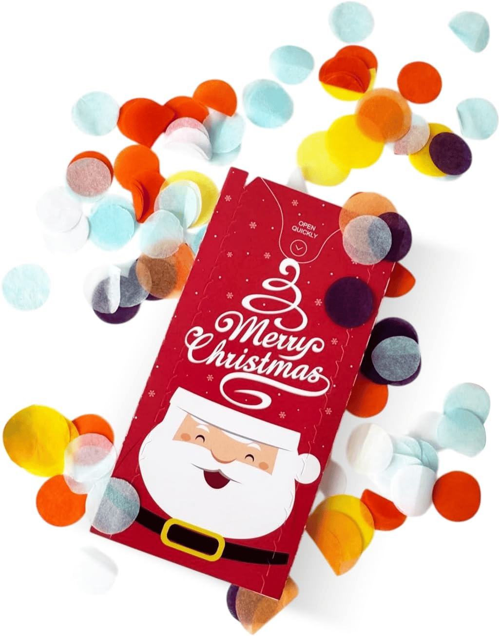 ✨Christmas Exploding Confetti Surprise Card – Pop-Up Joy in Every Envelope 🎄✨