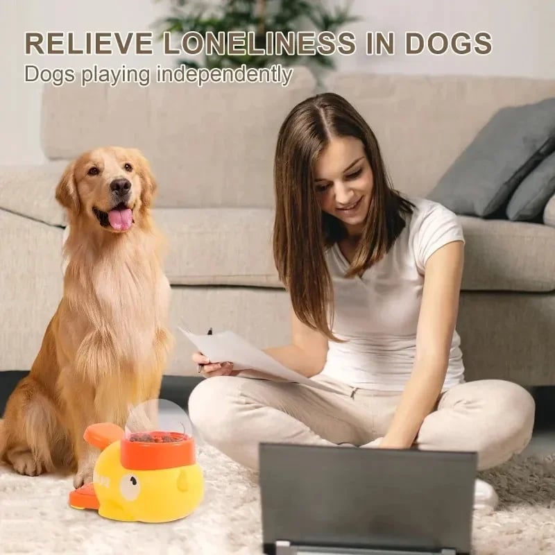 🐶Flash Sale🐱Duck Pet Feeder - Interactive Pecking Fun for Pets!