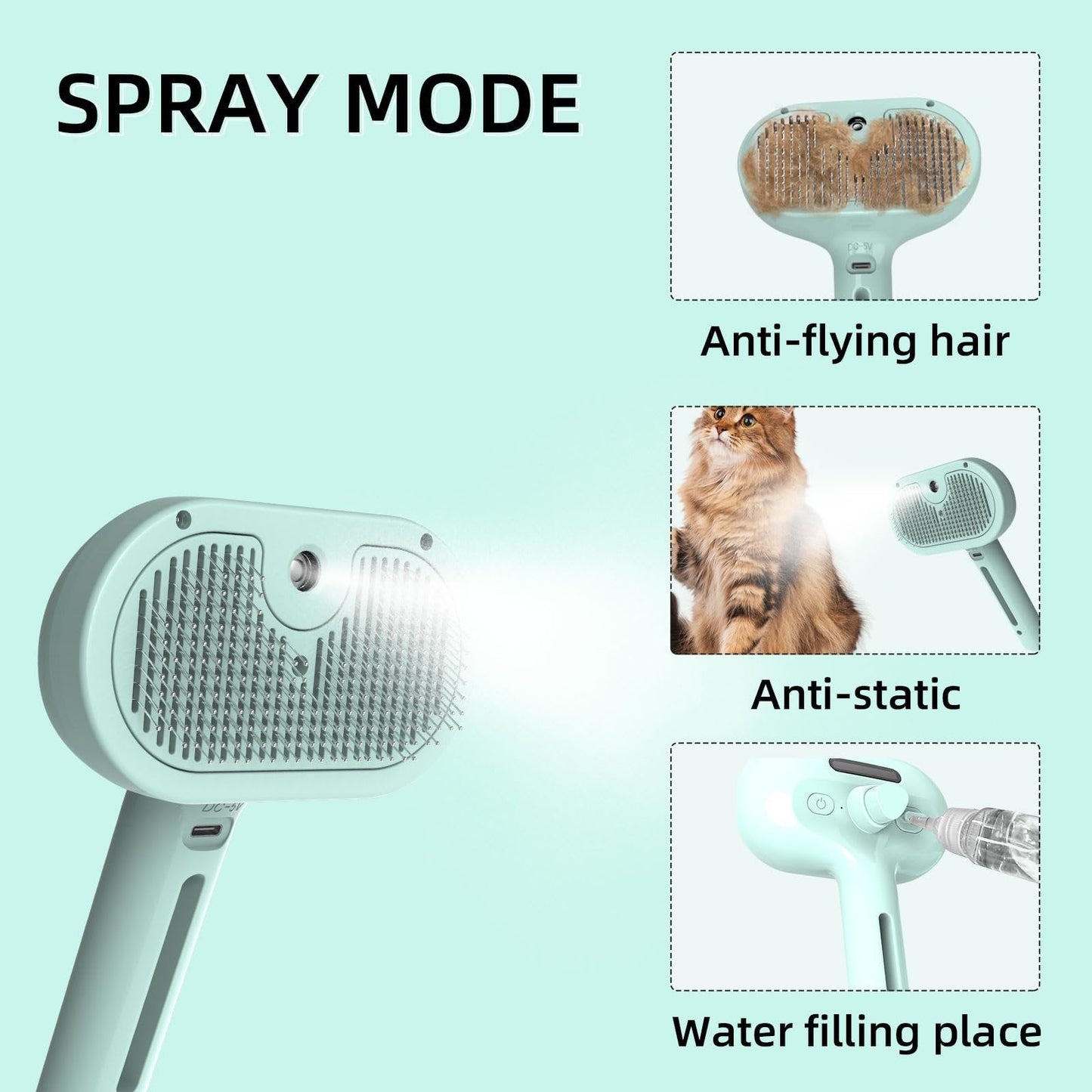 🔥Buy 2 Get 60% Off🔥Pet Spray Hair Removal Comb