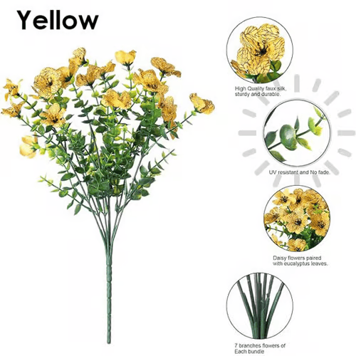 🌸Last Day 70% OFF - UV Resistant Colorful Artificial Flower