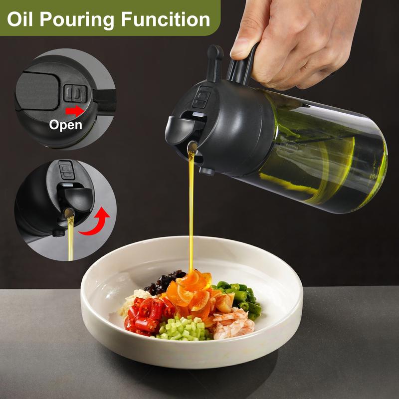 🎁Buy 2 get 60% off💕2 in 1 Glass Oil Sprayer & Dispenser🔥