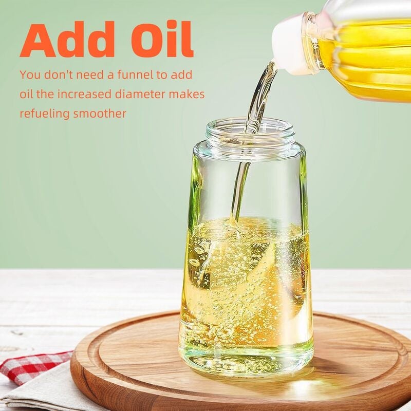 🎁Buy 2 get 60% off💕2 in 1 Glass Oil Sprayer & Dispenser🔥