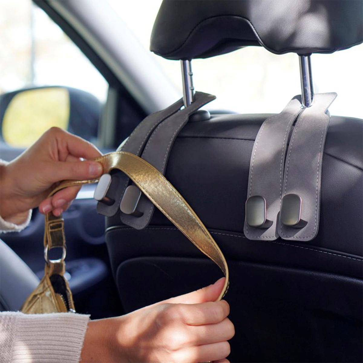 🔥Buy 2 get 2 free🌟Boundless Dual Suede Headrest Hooks