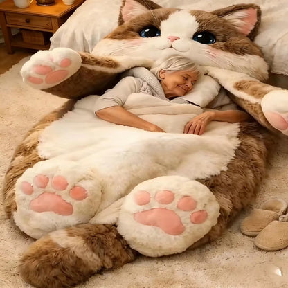 🔥Hot Sale 49% off🌟🐱 Fluffy cat sleeping bagy💤