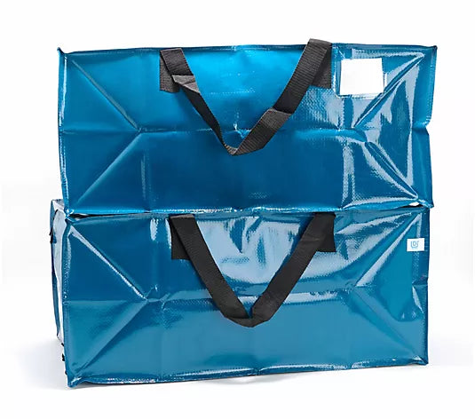 Set of 2 Large Collapsible Moving Storage Bags